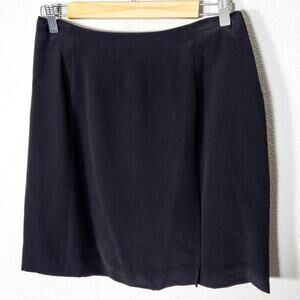INC International Concepts Mini Skirt Size 10 Black NWT Sleek Polished